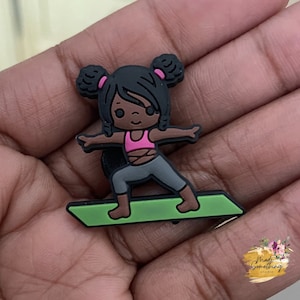 Black Girl Shoe Charms| Shoe Charms for Kids| Melanin Shoe Charm | African American Culture Shoe Charm | Shoe Clips| Black Girl Magic