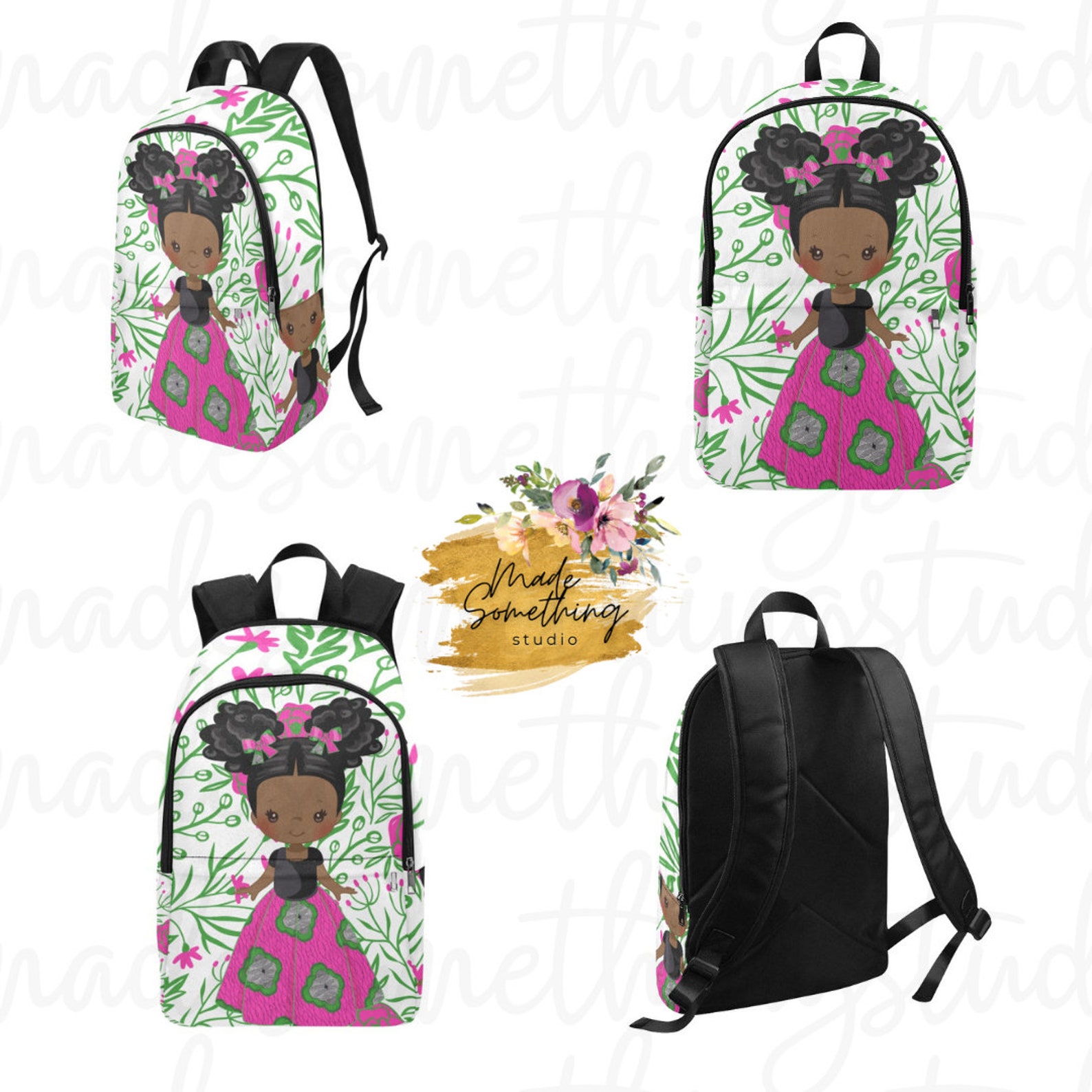 Little Girls Backpack Black Girl Magic Back to School Kids - Etsy UK