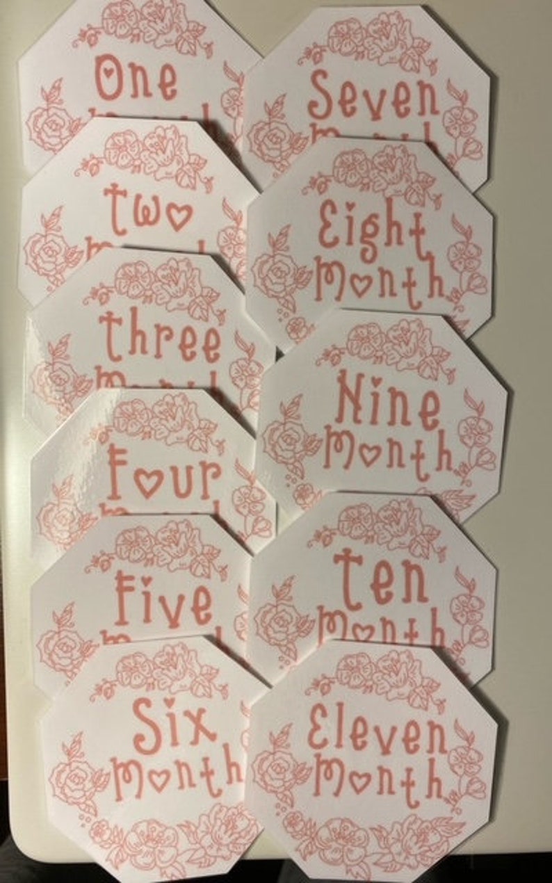girl milestone cards