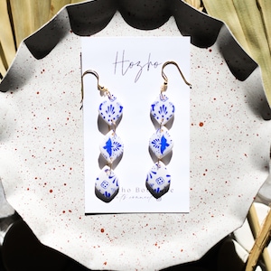 ARANZA Ohrringe | Talavera Poblana | inspiriert | Keramik Poblana | handgemacht | Frühling
