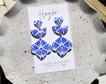 AGÜITA ESCONDIDA | clay earrings | handmade | summer | santorini | talavera | for her