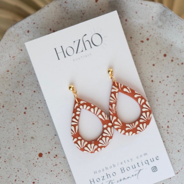 BETAZA earrings | clay earrings | handmade | talavera| Mexican