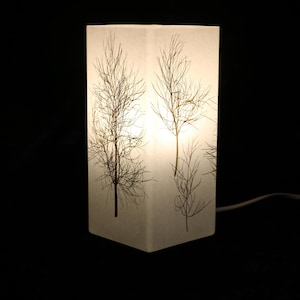 Lamp with pressed Fenchel, Lampe mit gepresstem Fennel