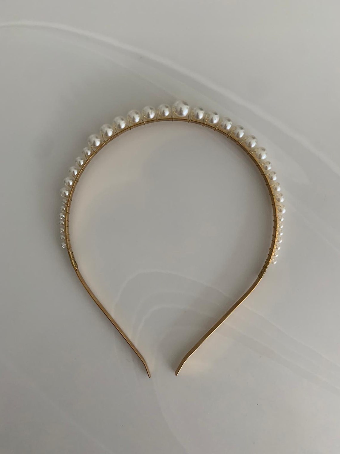 Anna Headband Silver or Gold finish Elegant Headband Etsy