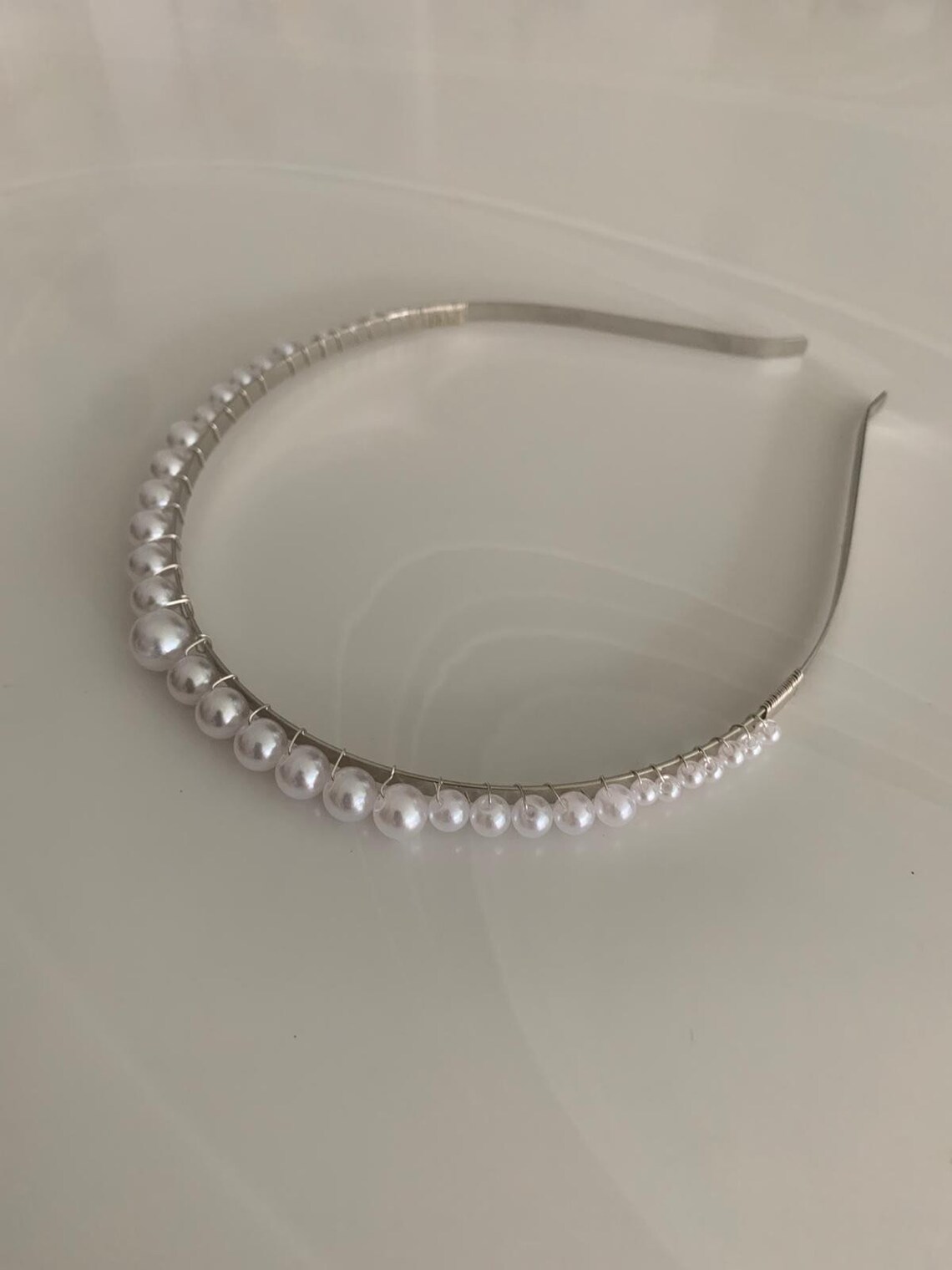 Anna Headband Silver or Gold finish Elegant Headband Etsy