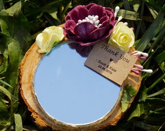 10pcs Mirror Wedding Favors, Favors, Party Favors, Wooden Favors, Thank You Favors, Bridal Shower Favors, Wedding Favors for Guests