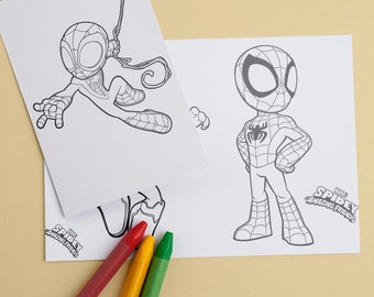 Spiderman Coloring Pages Pdf, 20 Coloring Pages for Kids, Best Gift for  Boys and Girls. 