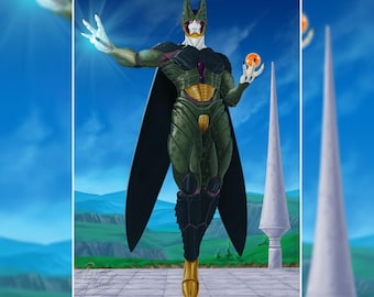 Célula (serie Hijos de Vegeta de 5 estrellas) - Lámina artística