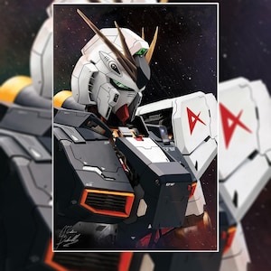 Nu Gundam - Art Print