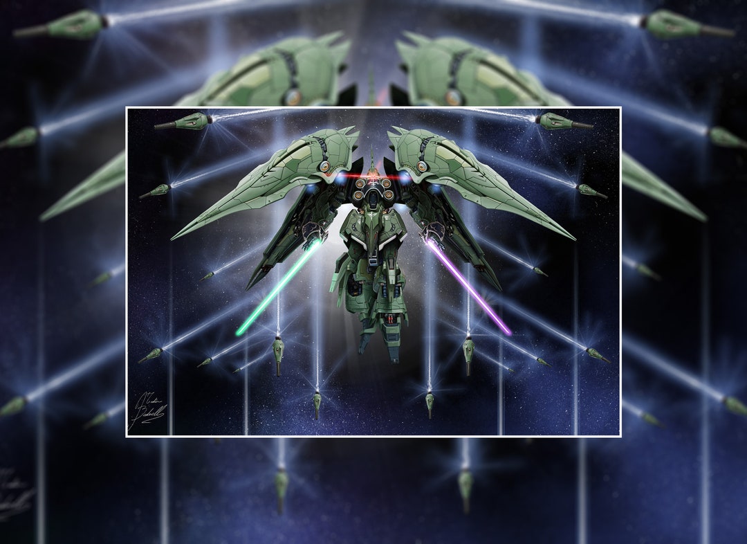 Mobile Suit NZ-666 Kshatriya - Etsy