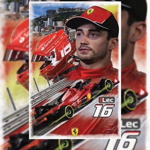 F1  Leclerc 23  (Formula 1 Legacy Series) - Art Print