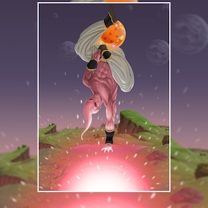 Kid Buu (7 star Sons of Vegete series) - Art Print