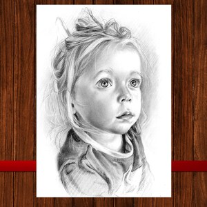 Rysunek ze zdjęcia, Portret ze zdjęcia, Malowanie portretów na zamówienie, Niepowtarzalny prezent dla dziecka, Portret ołówkiem, Portret na zamówienie, Zlecenie artystyczne