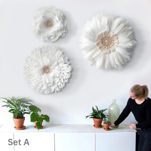 Juju Hat Set Hanging Wall Decor Boho Style Art Decoration Etsy