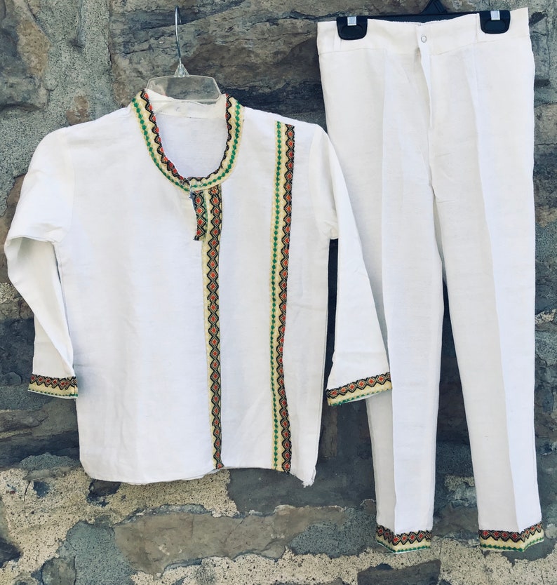 Ethiopian kids cloth for boys ages 6 to 8.