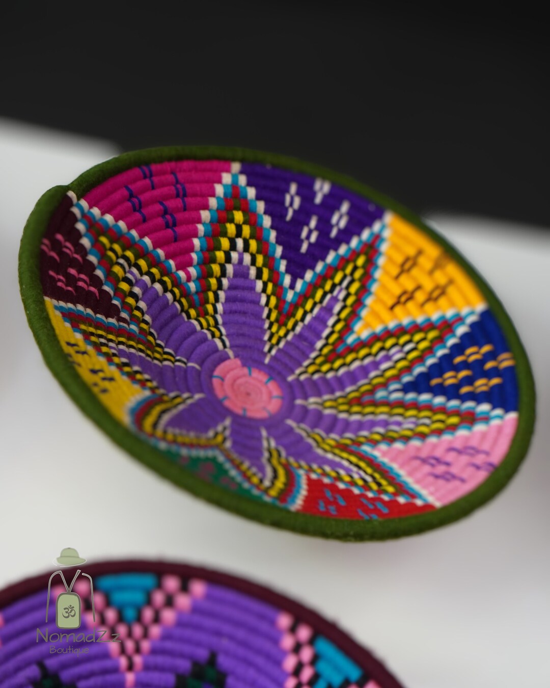 Ethiopian Handwoven Colorful Baskets - Etsy