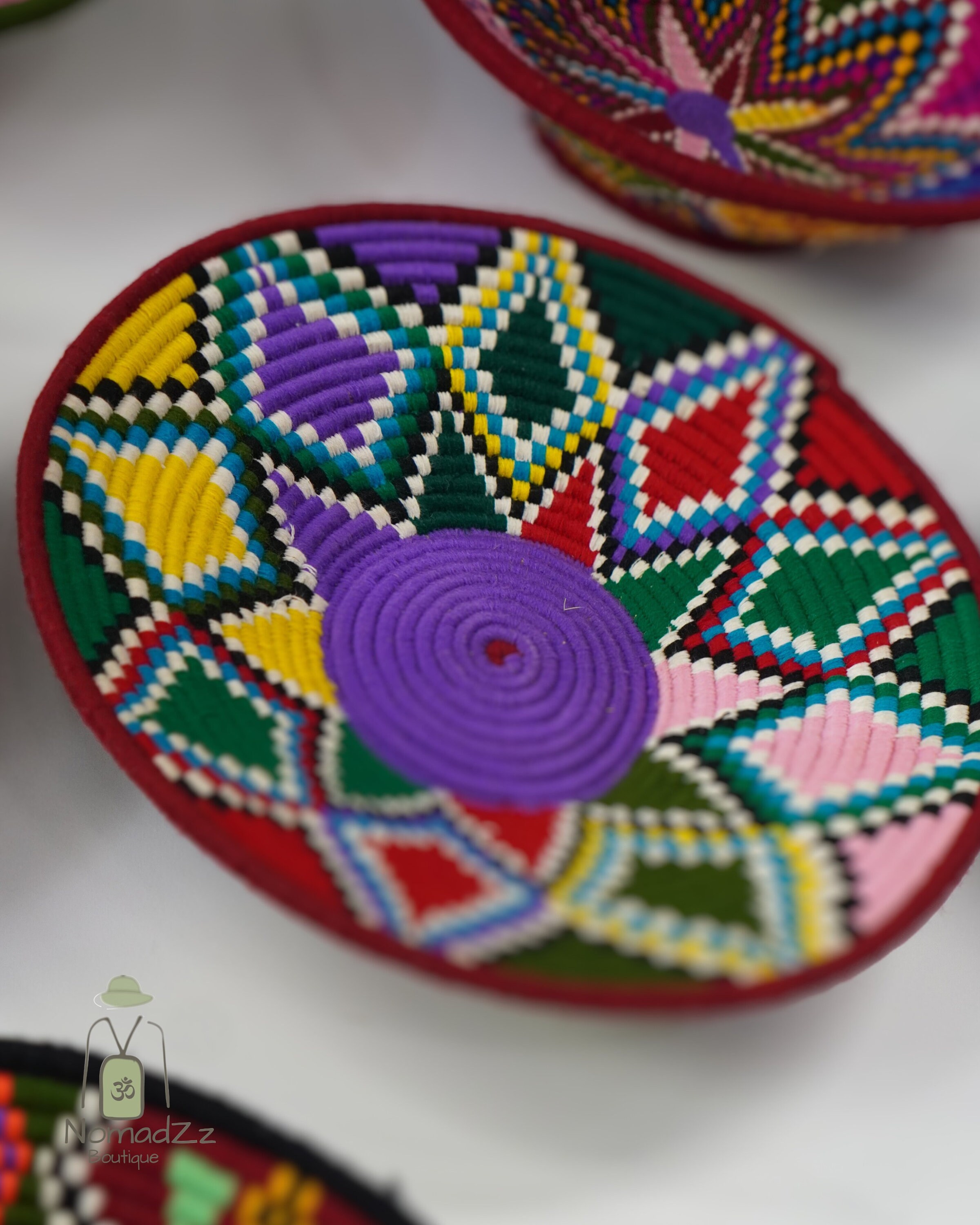 Ethiopian Handwoven Colorful Baskets - Etsy