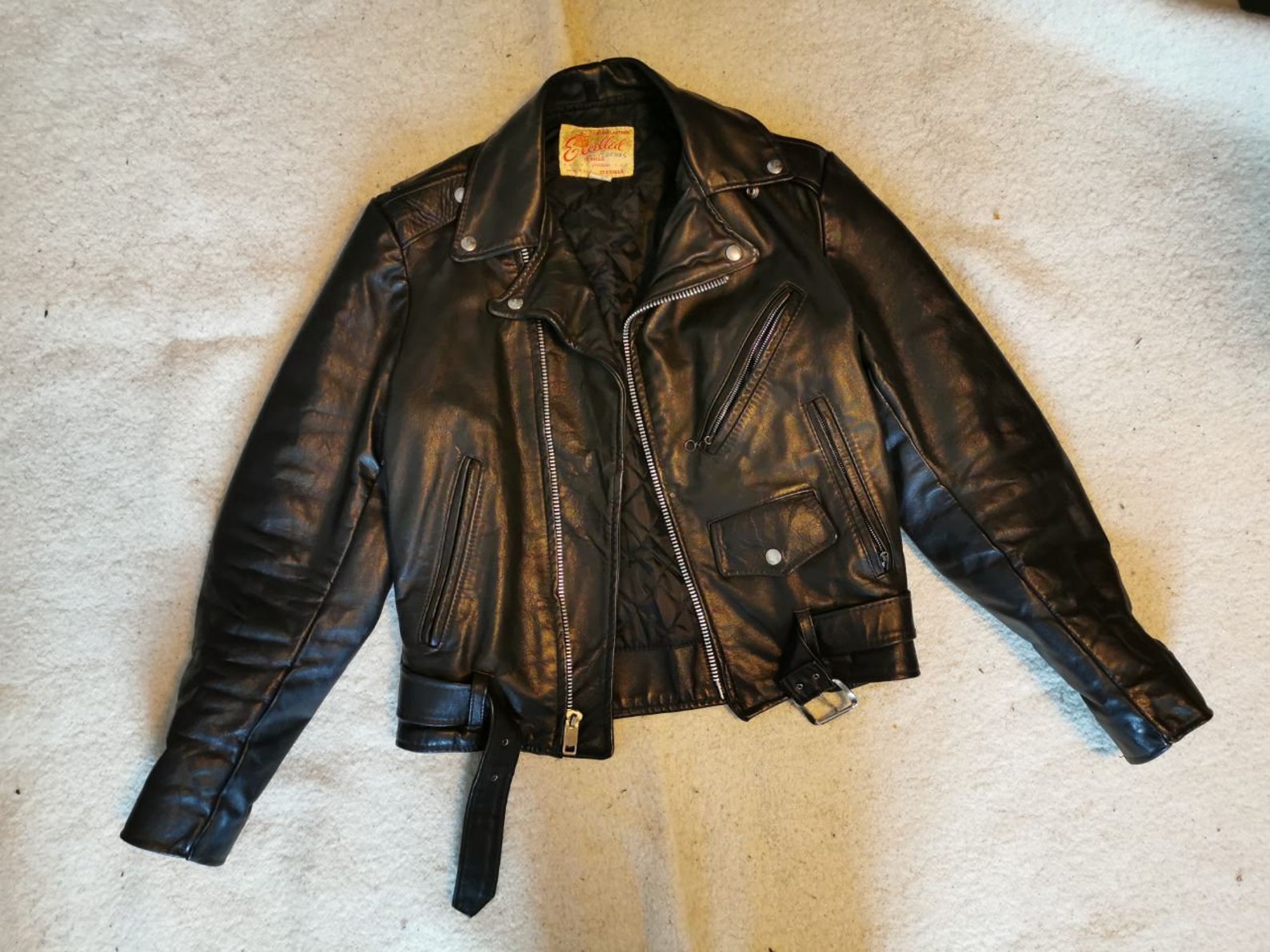 Excelled Genuine Leather Leather Jacket Vintage from New York | Etsy