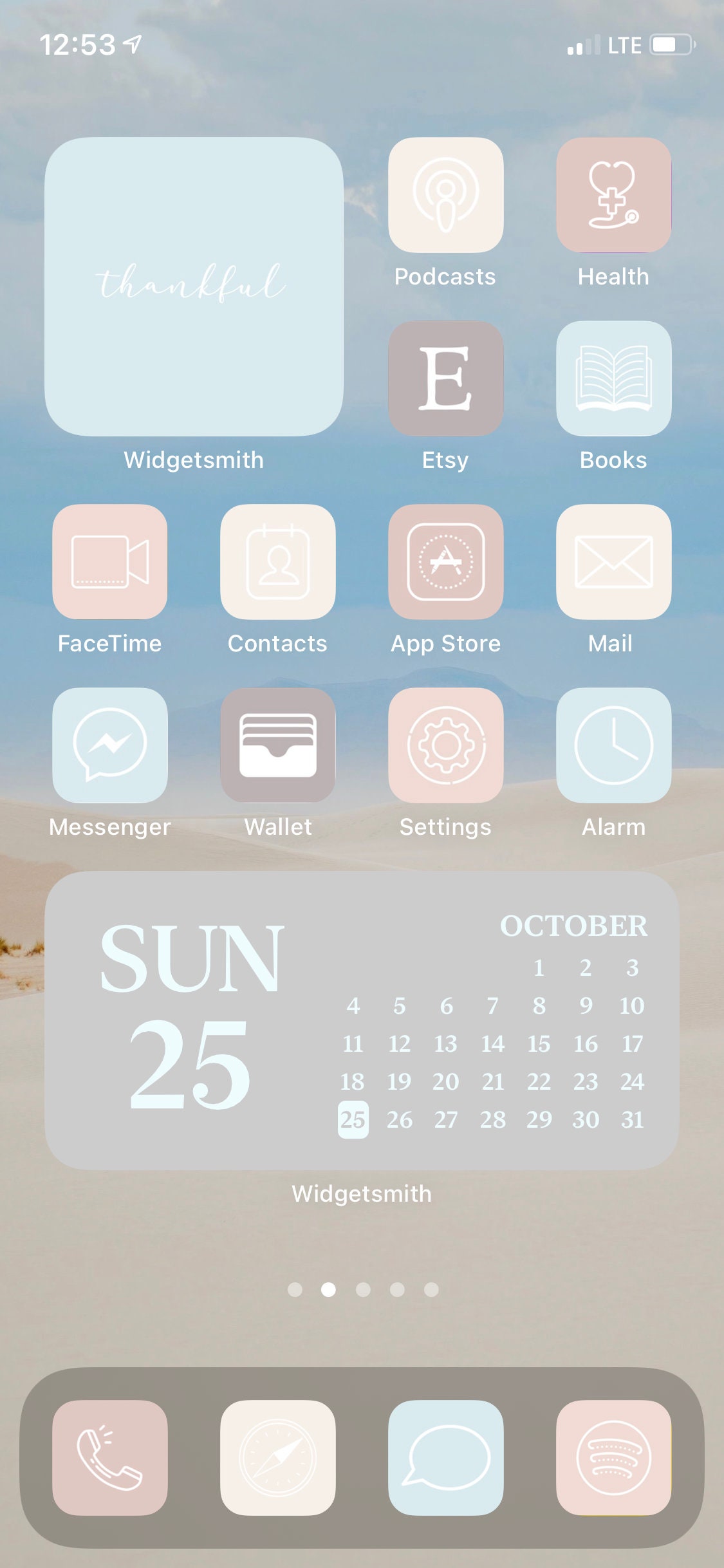 Beach Boho Aesthetic iOS App Icons 52 iPhone iOS 14