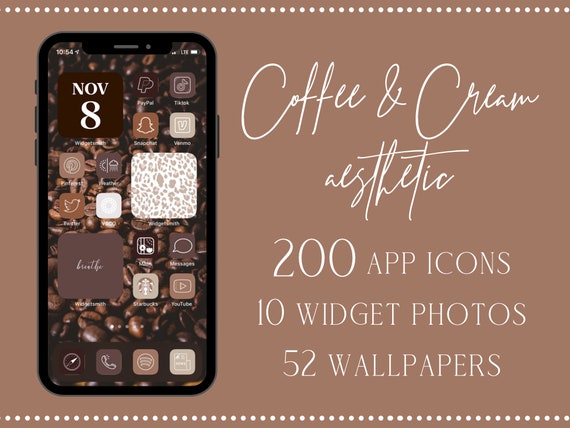 Brown Aesthetic App Icons 0 Iphone App Icons Ios 14 Etsy Brown Aesthetic App Icons 0 Iphone App Icons Ios 14 Etsy