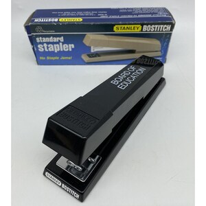 BOARD of EDUCATION Stapler Stanley Bostitch Model B660 USA School Collectible