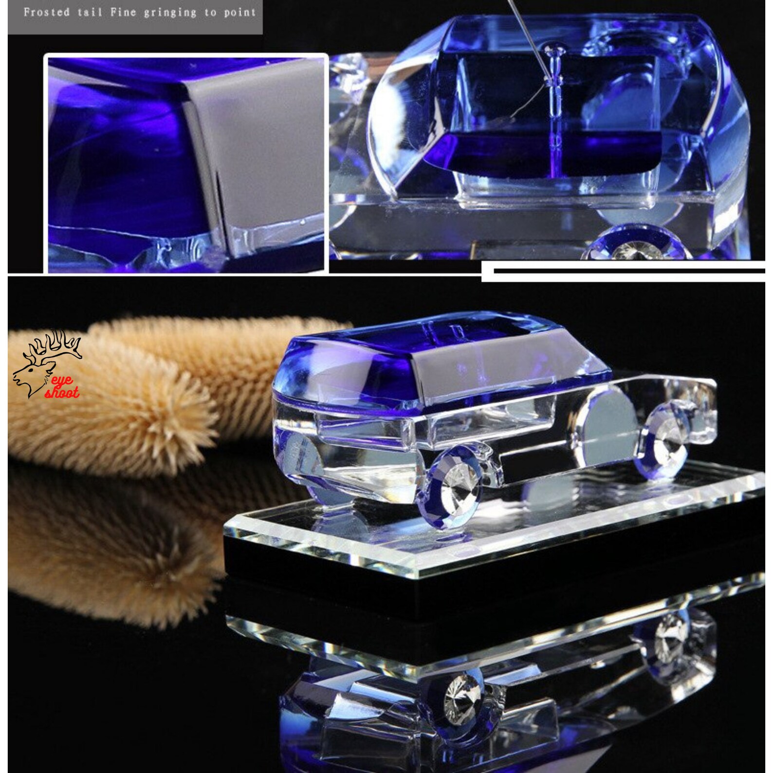 Crystal Car Model Figurines Glass Car Paperweight Car Perfume Etsy