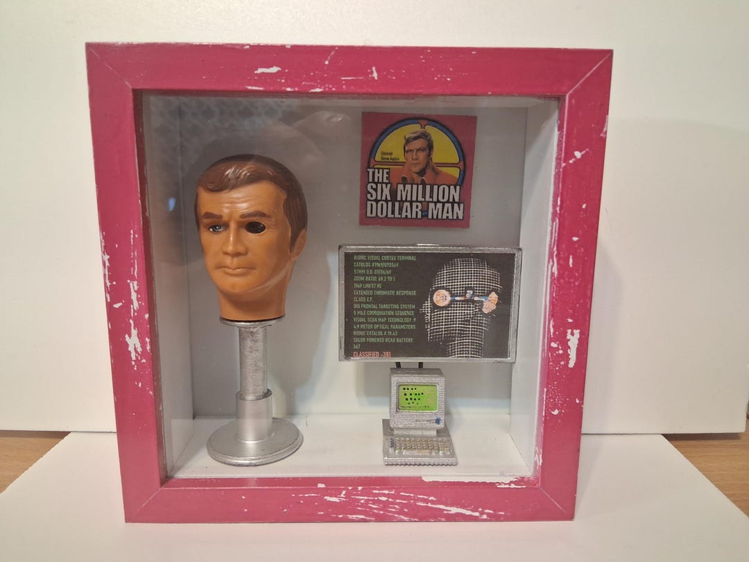 Six Million Dollar Man Shadow Box - Etsy