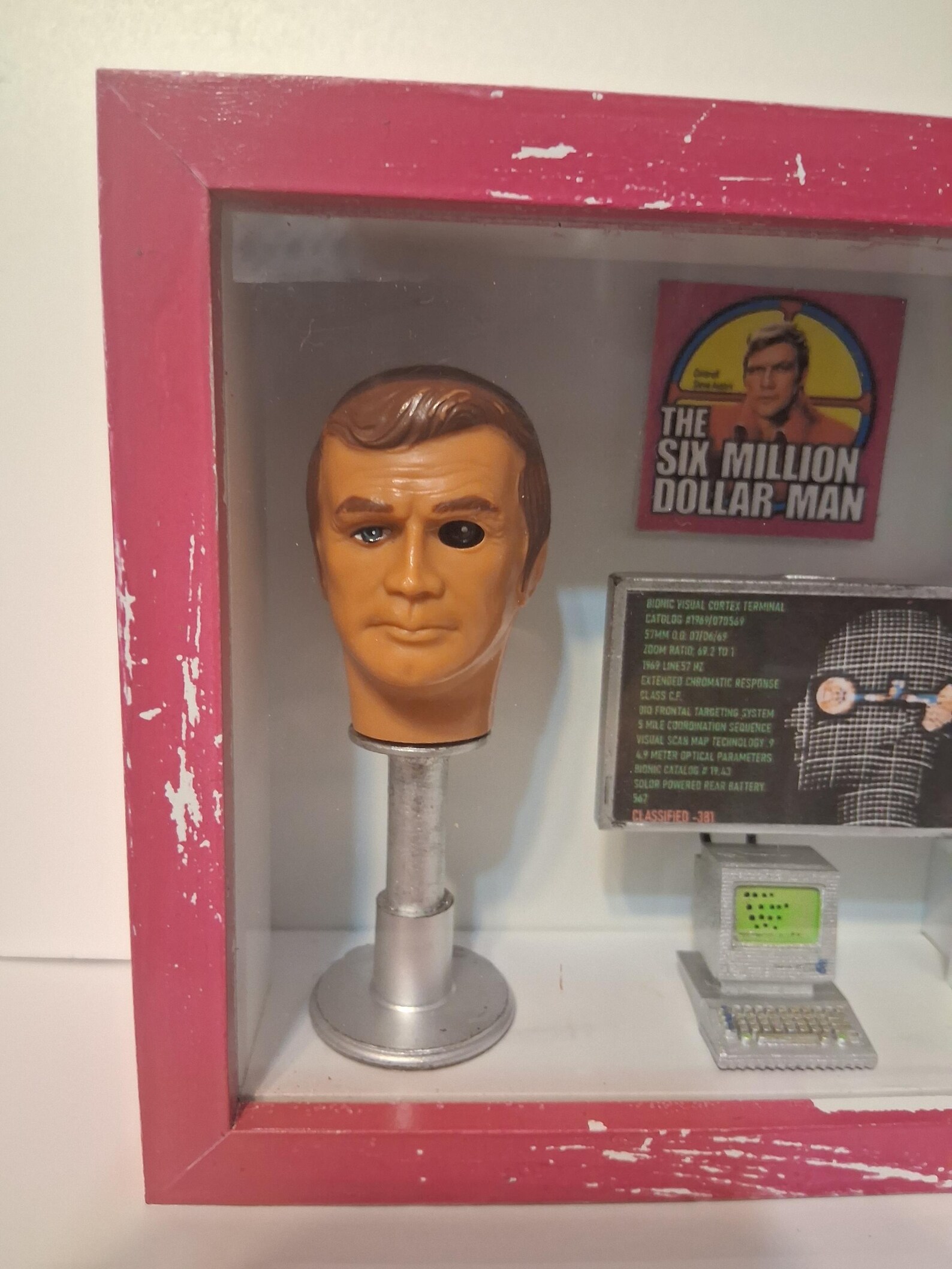 Six Million Dollar Man Shadow Box - Etsy