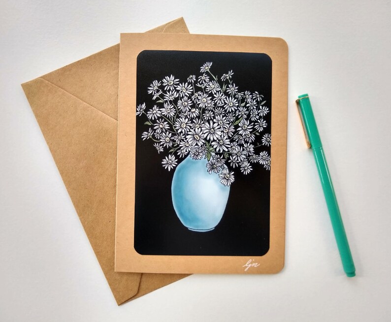 Spring Flowers Variety Card Set / 5x7 Blank Cards / Floral Greeting ...