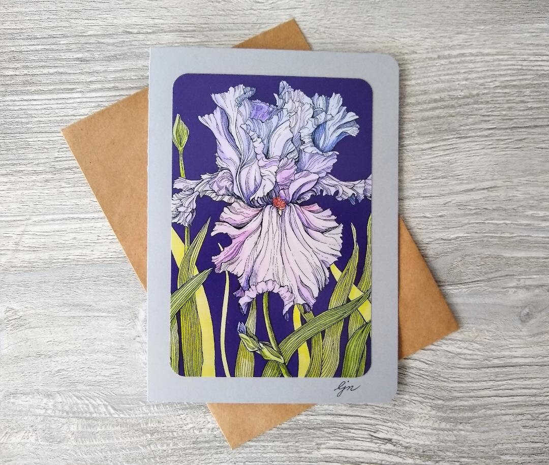 Floral Card Set / 5x7 Blank Card Set / Variety Watercolor Flowers Card ...
