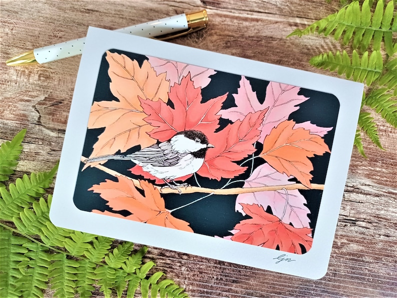 Woodland Animal Cards, Set of 5 Blank Cards With Envelopes, Watercolor ...