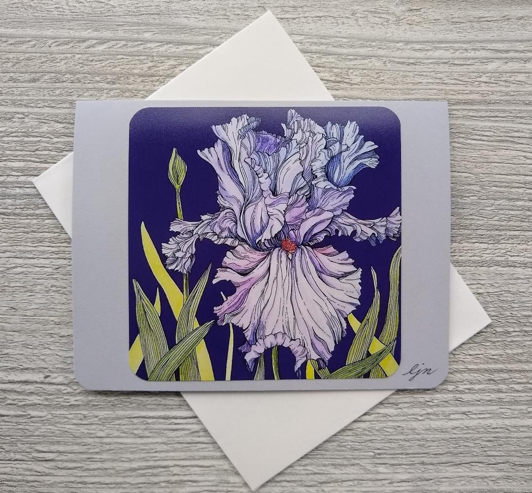 Floral Notecard Set / Watercolor Flowers Blank Cards / Set of 5 ...