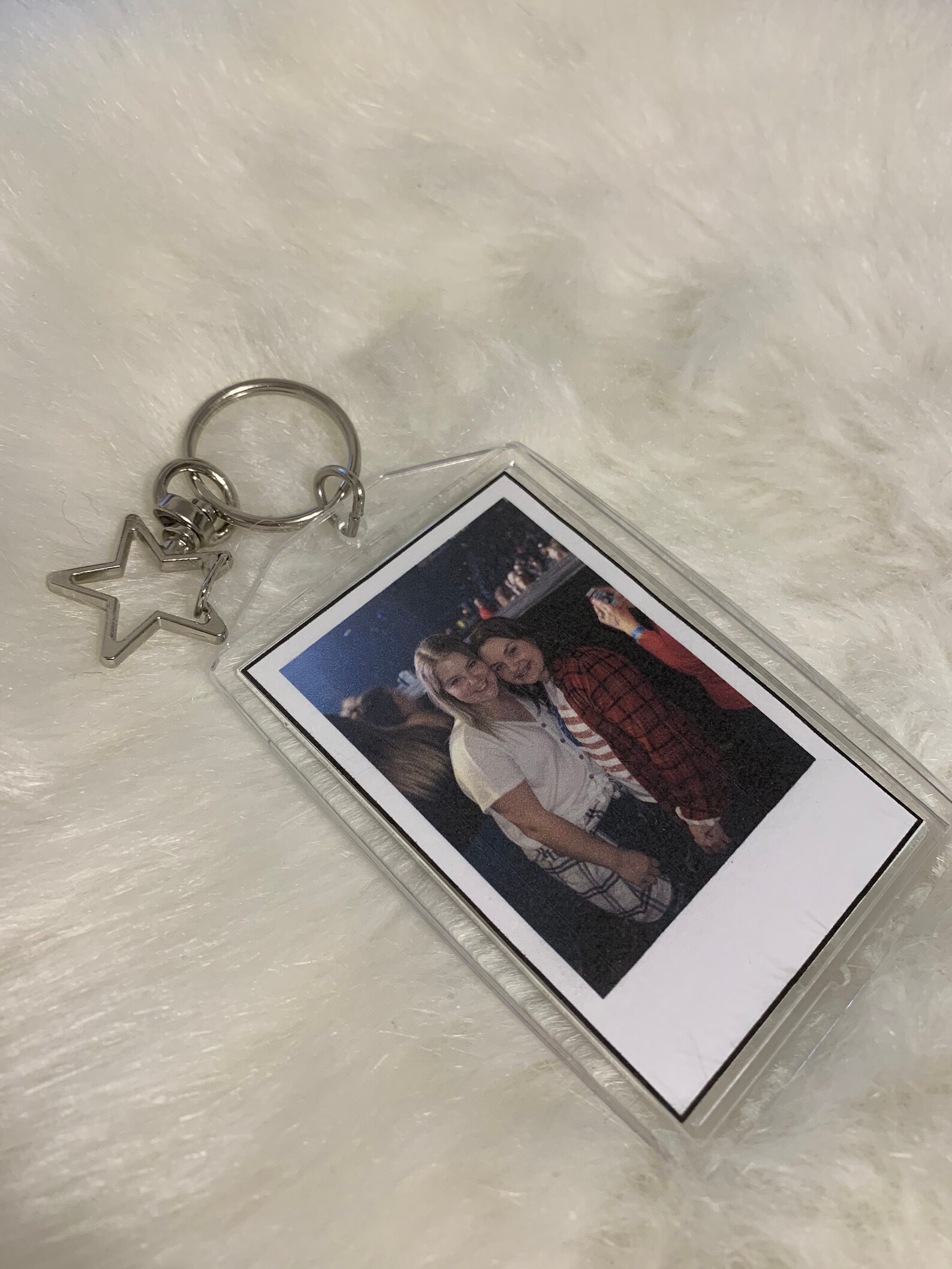 Polaroid Photo Keychain Etsy
