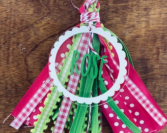 Tote Bag Tassel, Monogram bag charm, Personalized key chain, backpack tag, acrylic monogram bag tag, bag tag personalized, beach bag tag