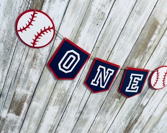Little Slugger - Rookie of the Year - baseball birthday banner - ONE
