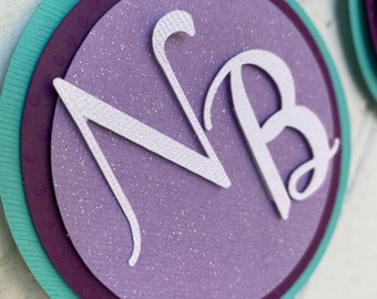 Princess Jasmine purple gold Birthday Monthly Milestone Banner