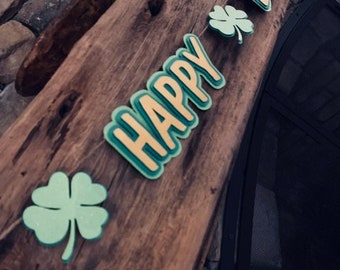 Lucky Charm - The Lucky One - St. Patrick’s Day - themed Personalized Birthday Banner