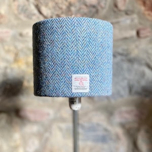 Pantalla de lámpara Harris Tweed pequeña/mini. Varios colores y diseños.
