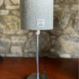 Small/mini Harris Tweed Lampshade Various colour and designs Light Grey Speckles