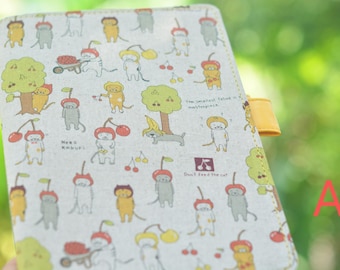 Handmade Hobonichi-Style A5/A6 Cover: Replaceable Notebook, Card Slots