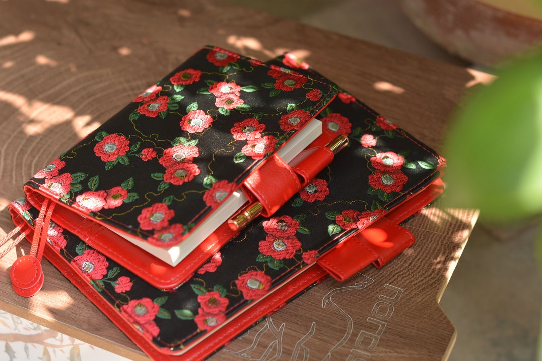 Handmade Embroidery Cover Hobonichi Type Cover A5/A6 Size for 2024 Plan