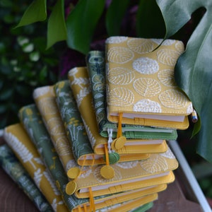 Handmade embroidery cover Hobonichi type cover A5/A6 size for 2024 plan, notebook, memo, agenda, etc. Replaceable inner core notebook cover