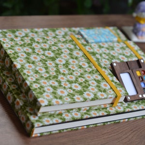 Aquarelschetsboek Puur katoenpulp zuurvrij aquarelpapier Handgebonden schetsboek Reisaquareldagboek