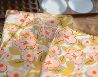 Couverture florale Hobonichi A5/A6 : couverture remplaçable pour ordinateur portable