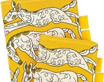 Embroidered Galloping Horses Hobonichi Cover | A5/A6/5-Year