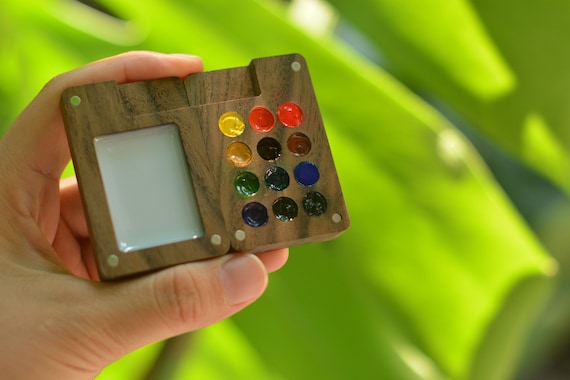 Set 12 Colori Ad Acquerello Con Glitter – Tavolozza Portatile Per Adulti E Bambini, Ideale Per Scuola E Viaggio