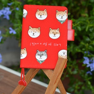 Hobonichi type cover A5/A6 size for 2024 plan, notebook, memo, agenda, etc. Replaceable inner core notebook cover
