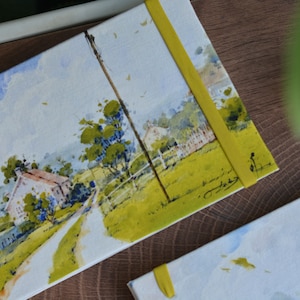 5 x 7 inch horizontaal puur katoenpulp aquarelpapier aquarel schetsboek dagboek kerstcadeau cadeaus voor schilders en kunstenaars