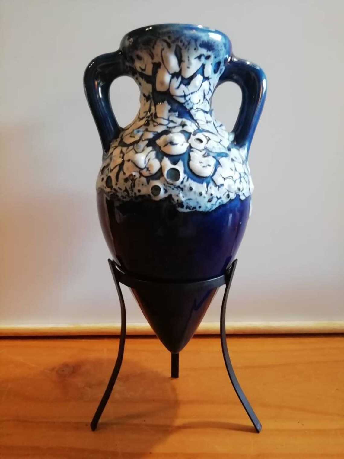 Vase amphore sur socle vintage Etsy