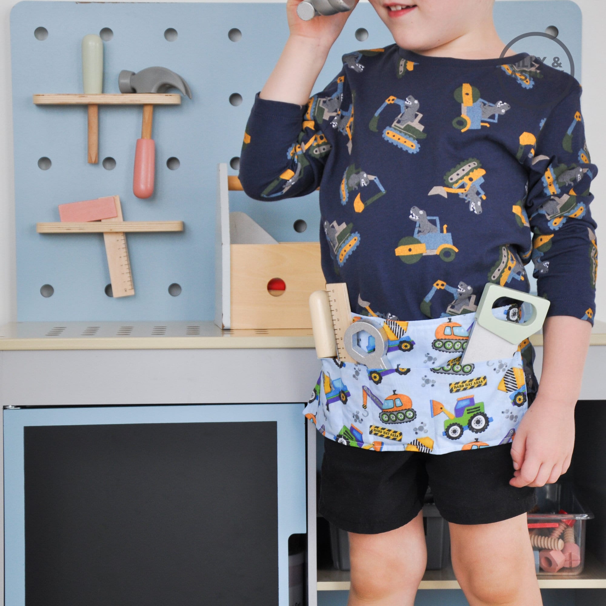 Tool Belt Sewing Pattern, Kids & Adult Sizing, Kids Tool Belt Pattern ...